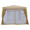 Impact Canopy 10 FT x 10 FT  Heavy Duty Gazebo , Steel Frame, Polyester Top, Tan 070018130 - alternate 3